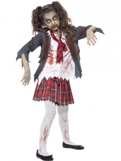 Kostým Zombie školačky
